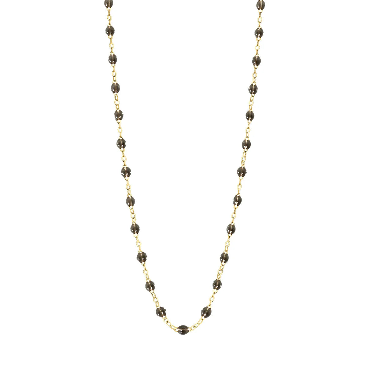 Collier Gigi Classique Quartz or jaune 45cm