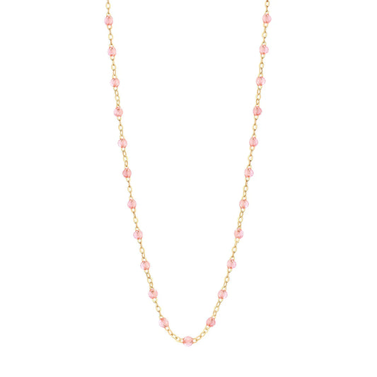Collier Gigi Classique Rosée or jaune 42cm