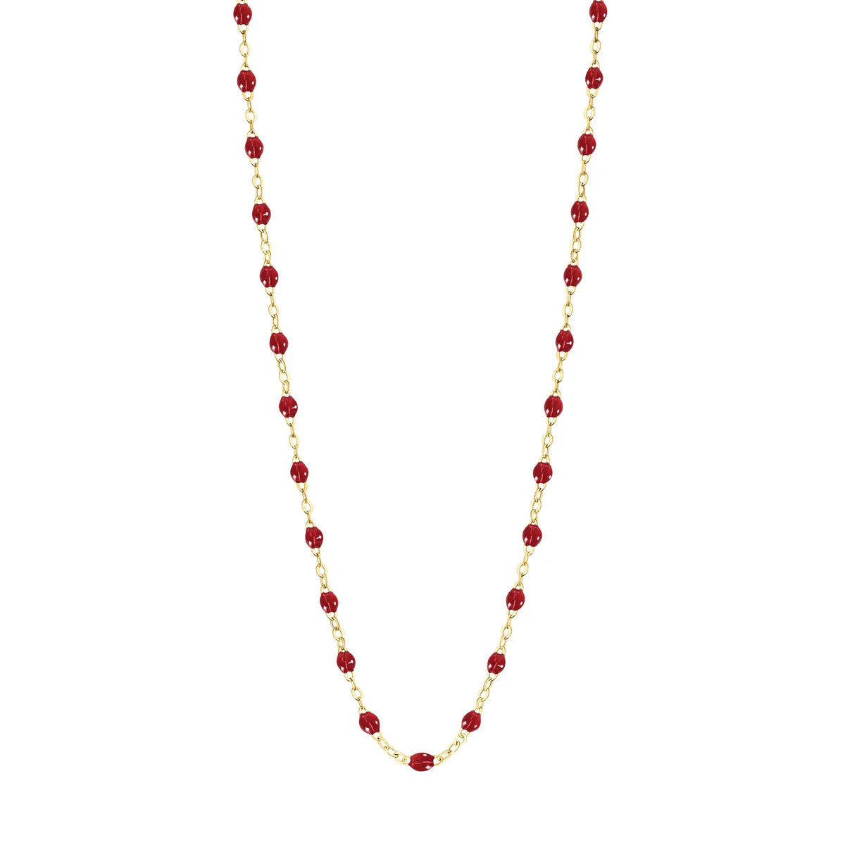 Collier Gigi Classique Cherry or jaune 45cm