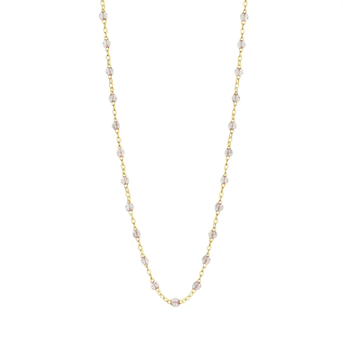 Collier Gigi Classique Sparkle or jaune 45cm