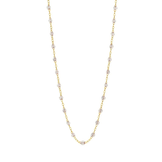 Collier Gigi Classique Sparkle or jaune 45cm