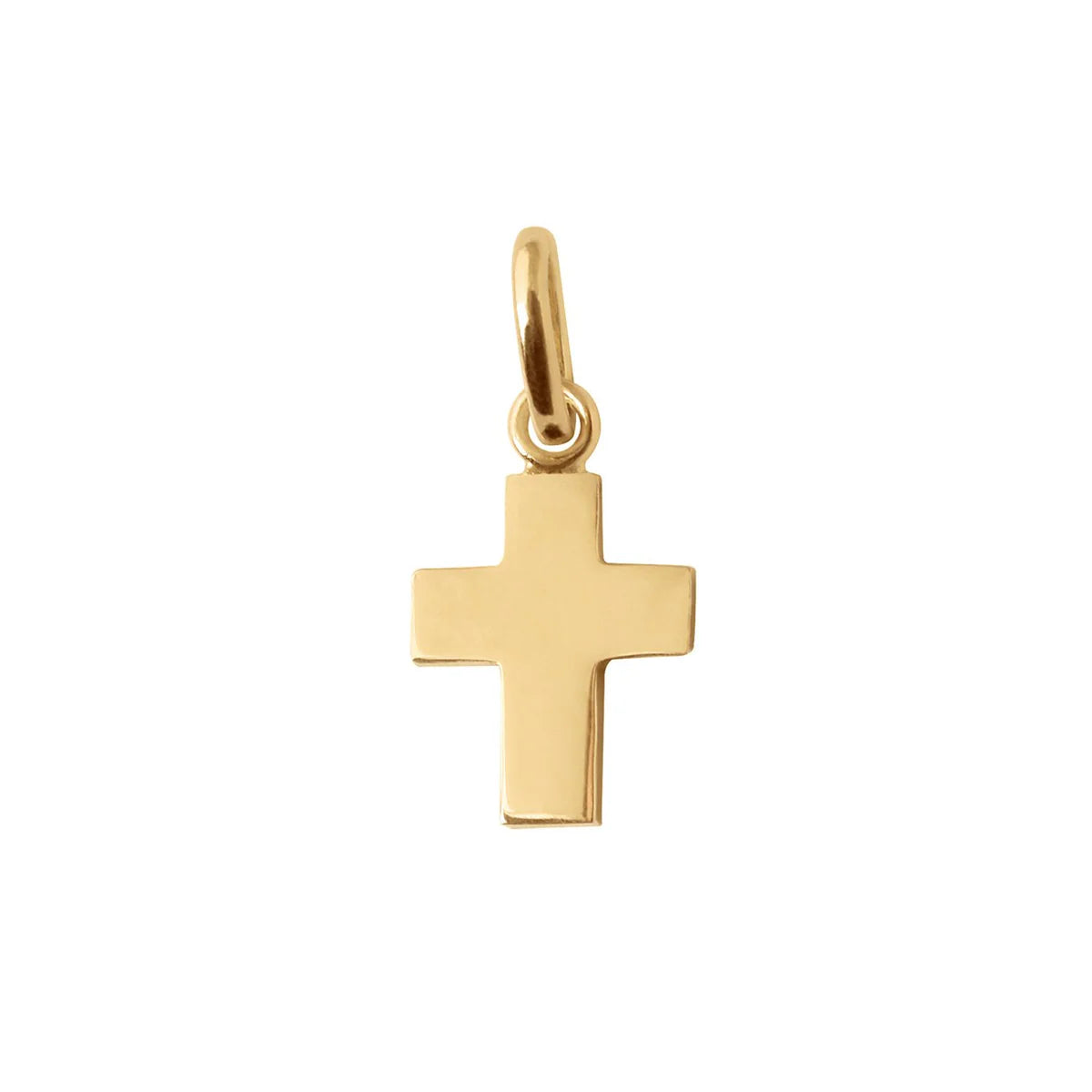 Pendentif Croix or jaune