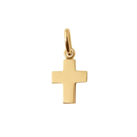Pendentif Croix or jaune
