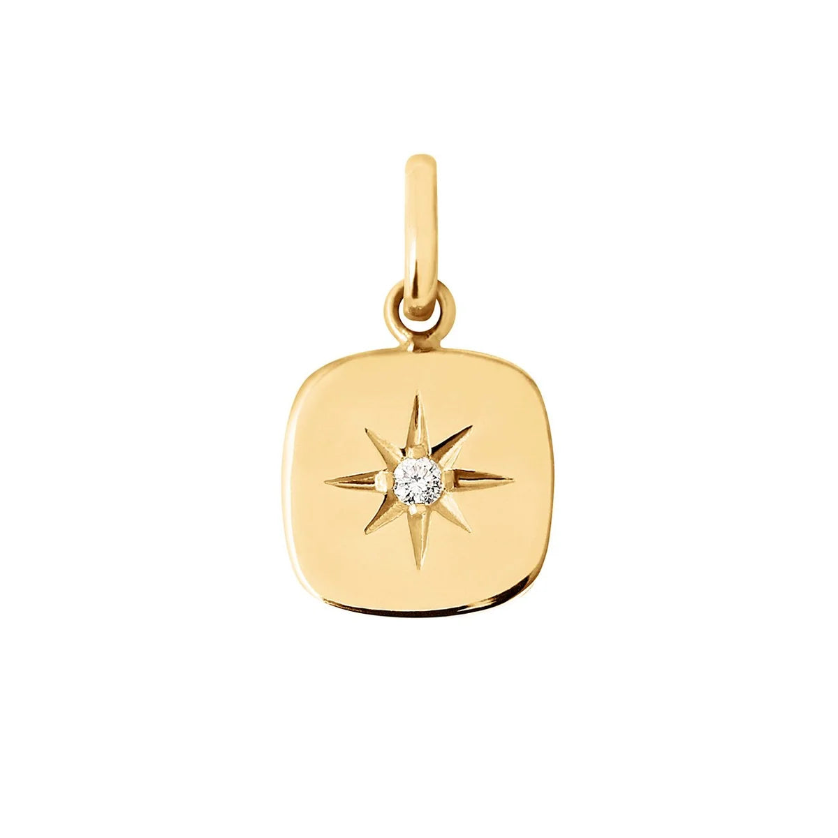 Pendentif Miss Gigi or jaune et diamant