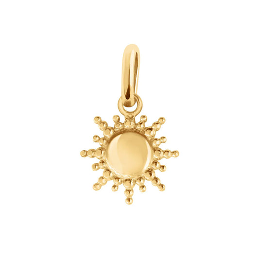 Pendentif Soleil or jaune