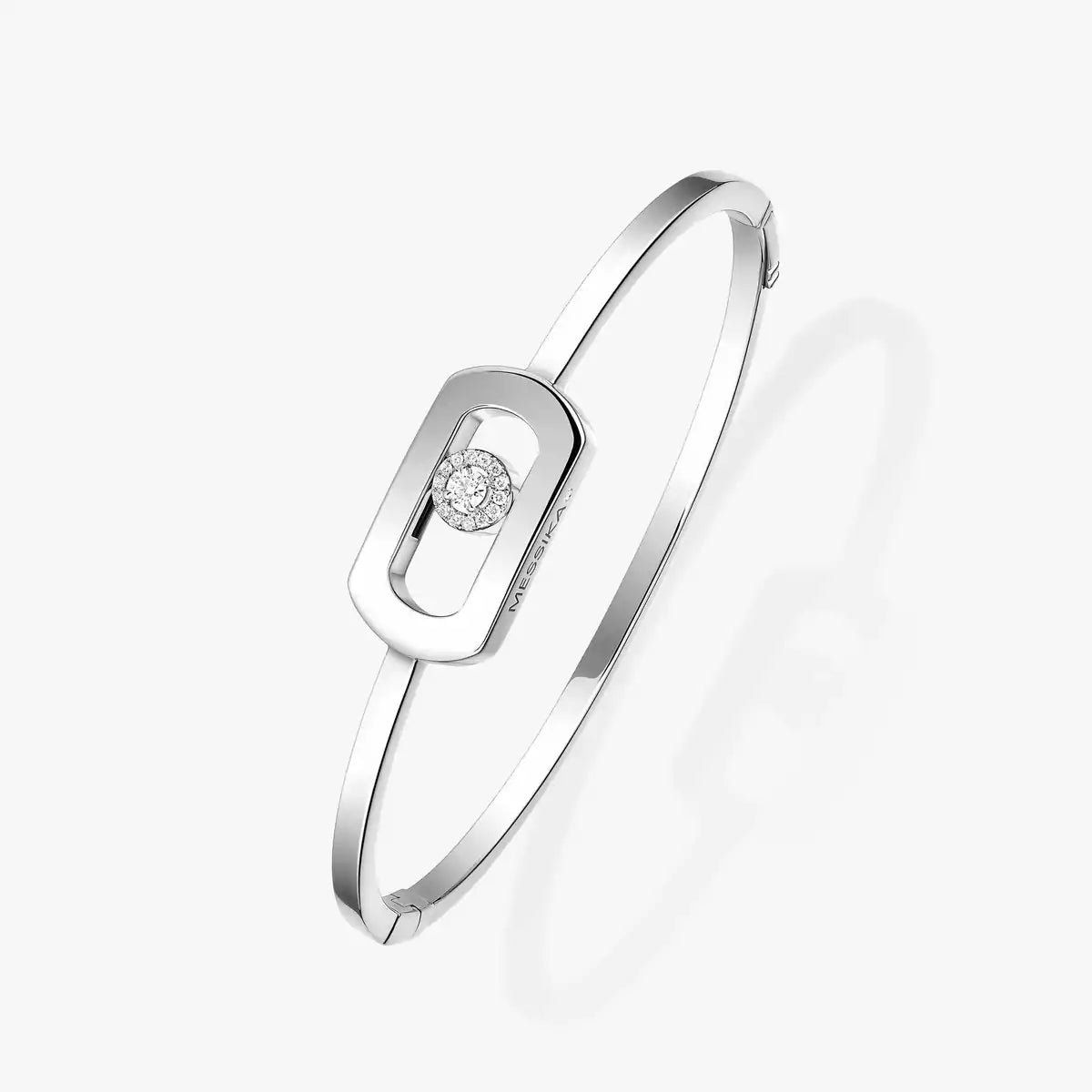 Bracelet jonc So Move or et diamants