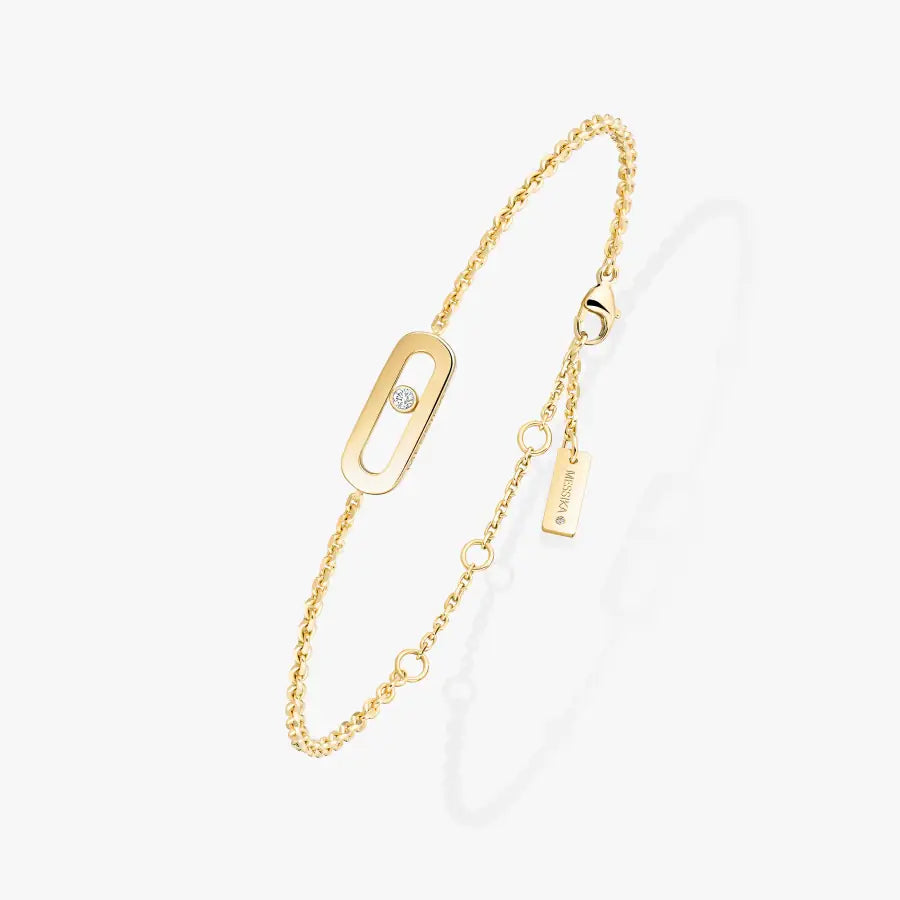 Bracelet Move Uno or et diamant