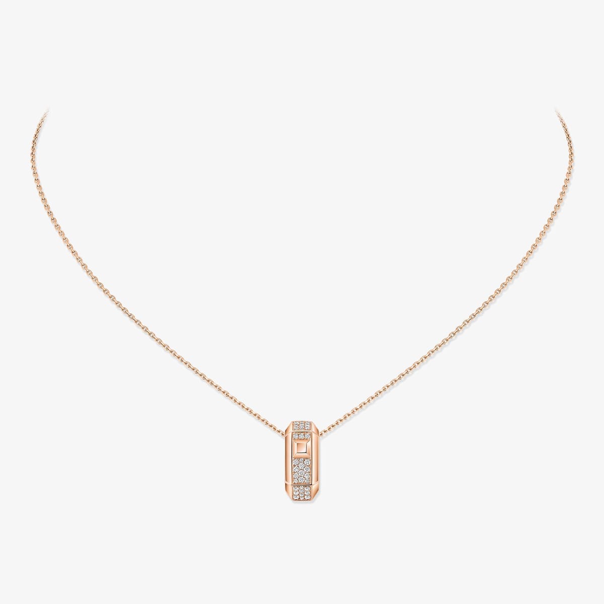 Collier Moderniste or et diamants