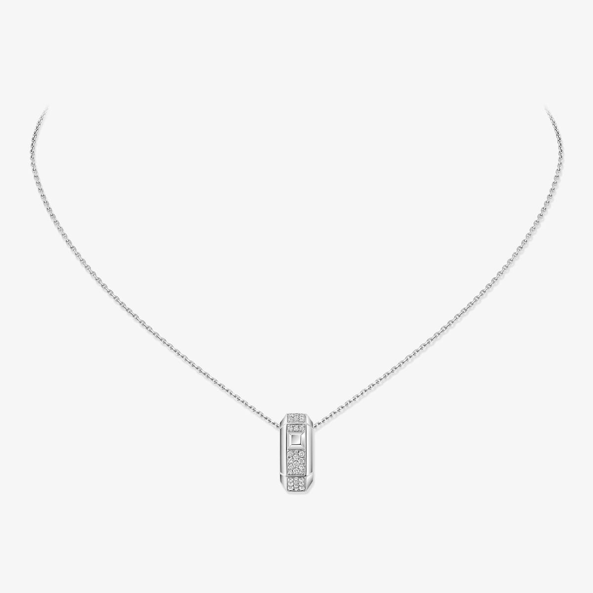 Collier Moderniste or et diamants