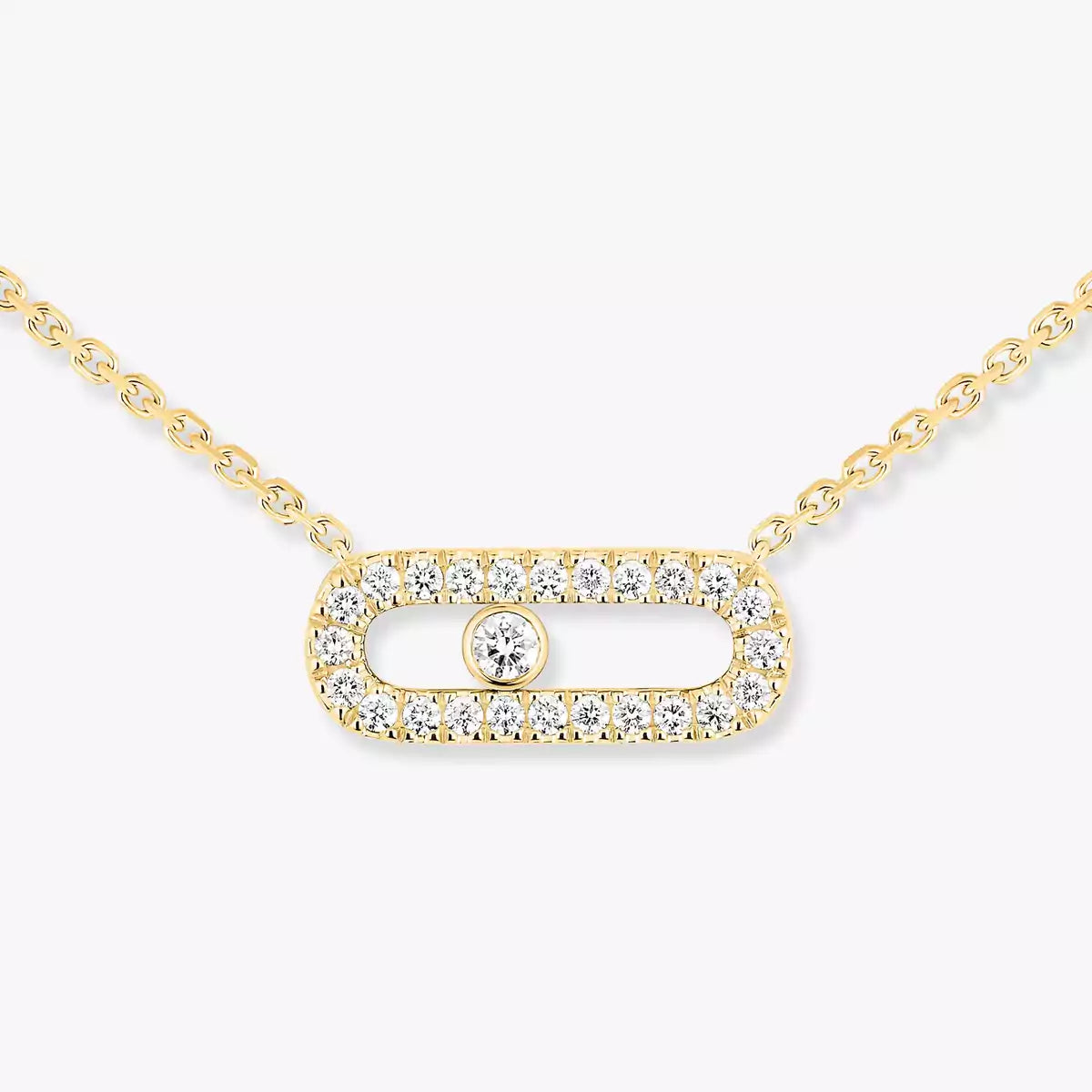 Collier Move Uno or et diamants