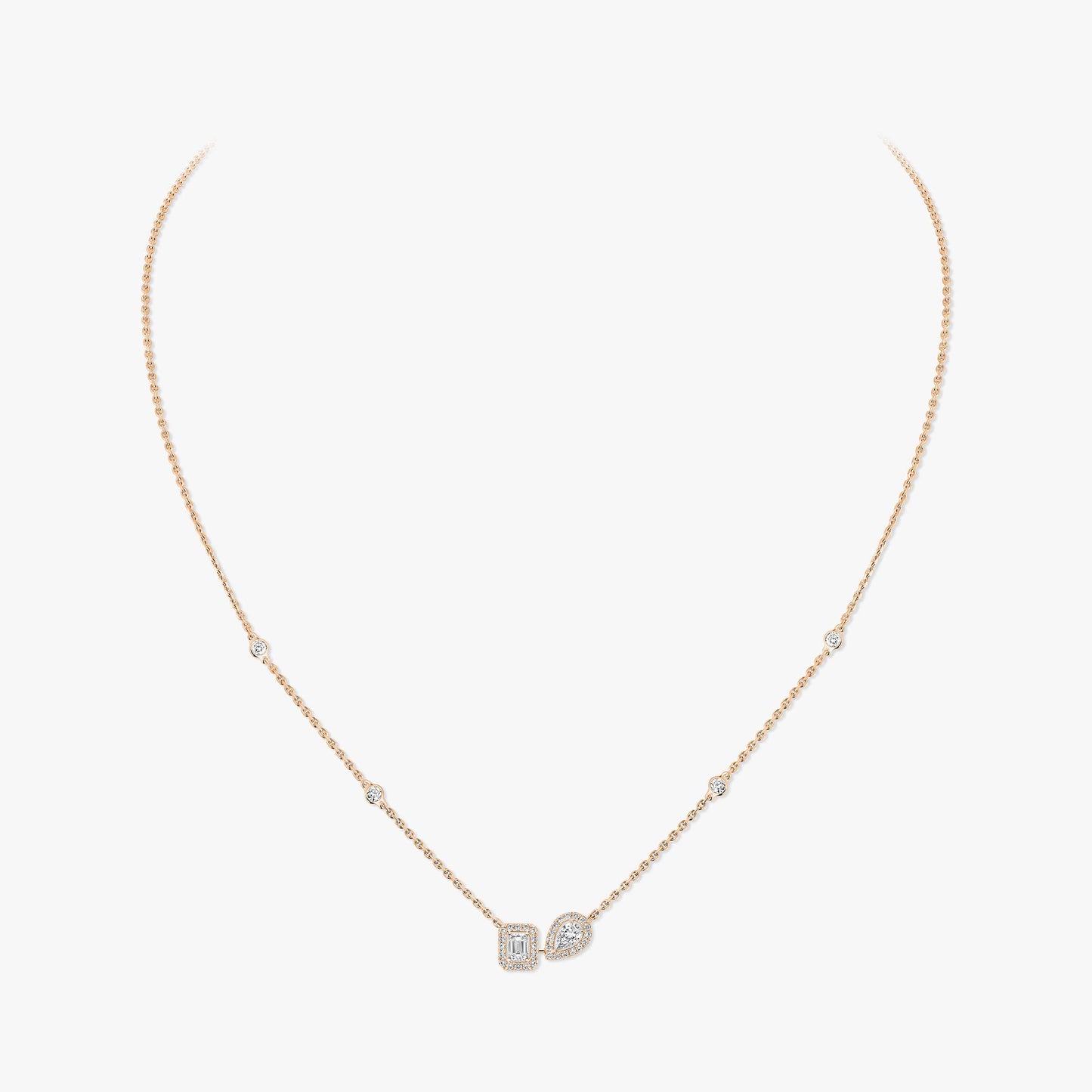 Collier My Twin Toi&Moi or et diamants