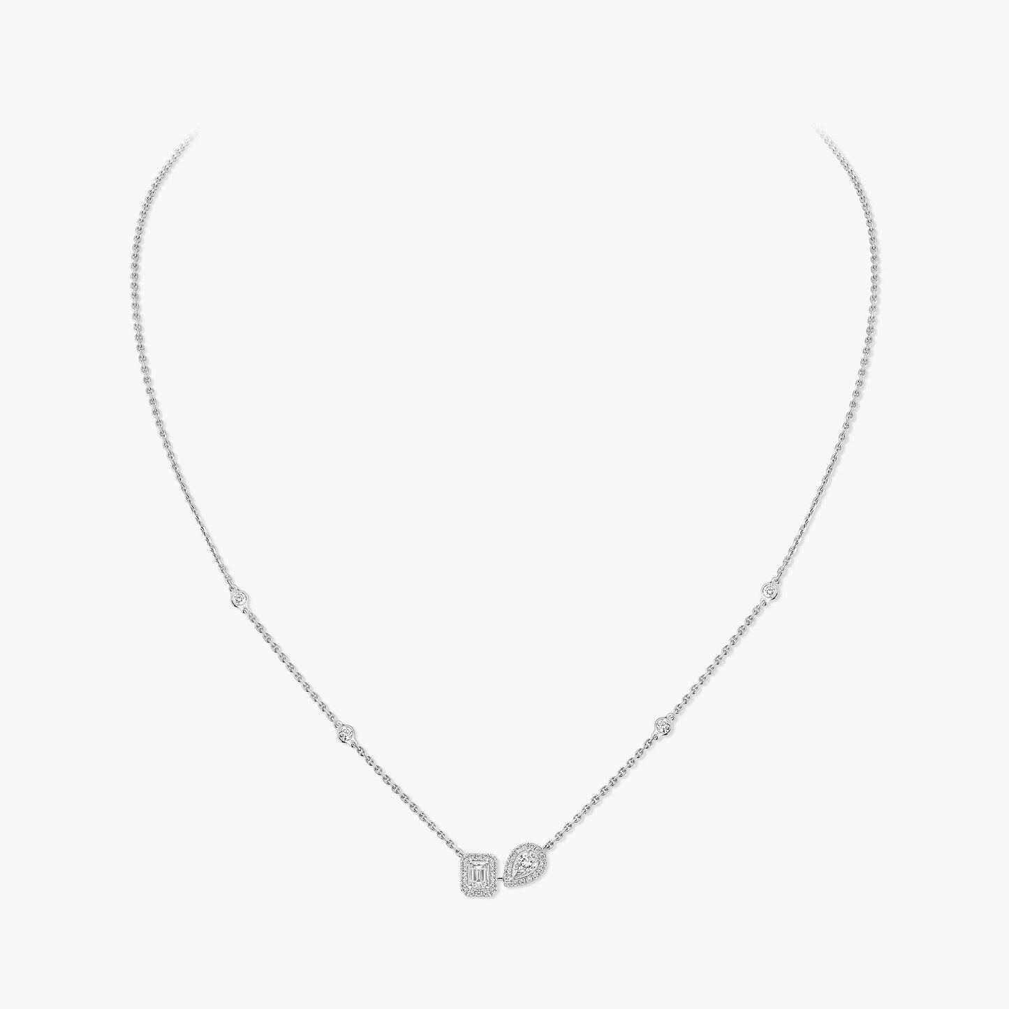 Collier My Twin Toi&Moi or et diamants