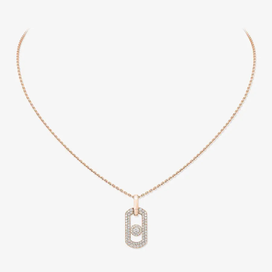 Collier So Move pavé or et diamants