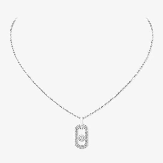 Collier So Move pavé or et diamants