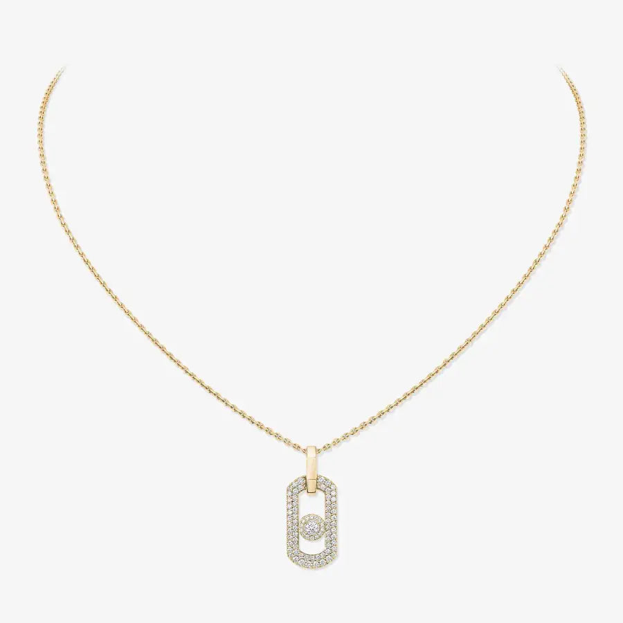 Collier So Move pavé or et diamants