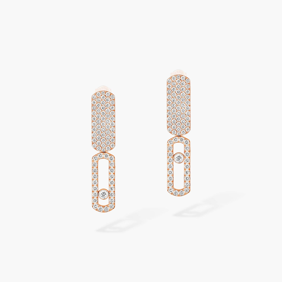 Boucles d'oreilles Imperial Move or et diamants