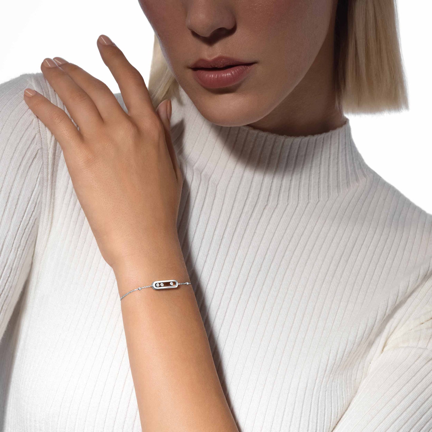 Bracelet Baby Move or et diamants