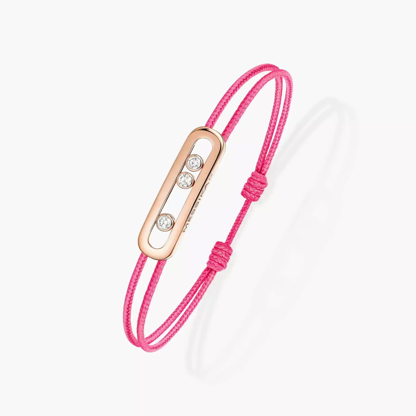 Bracelet or rose 18Kt Messika Care(s) cordon rose