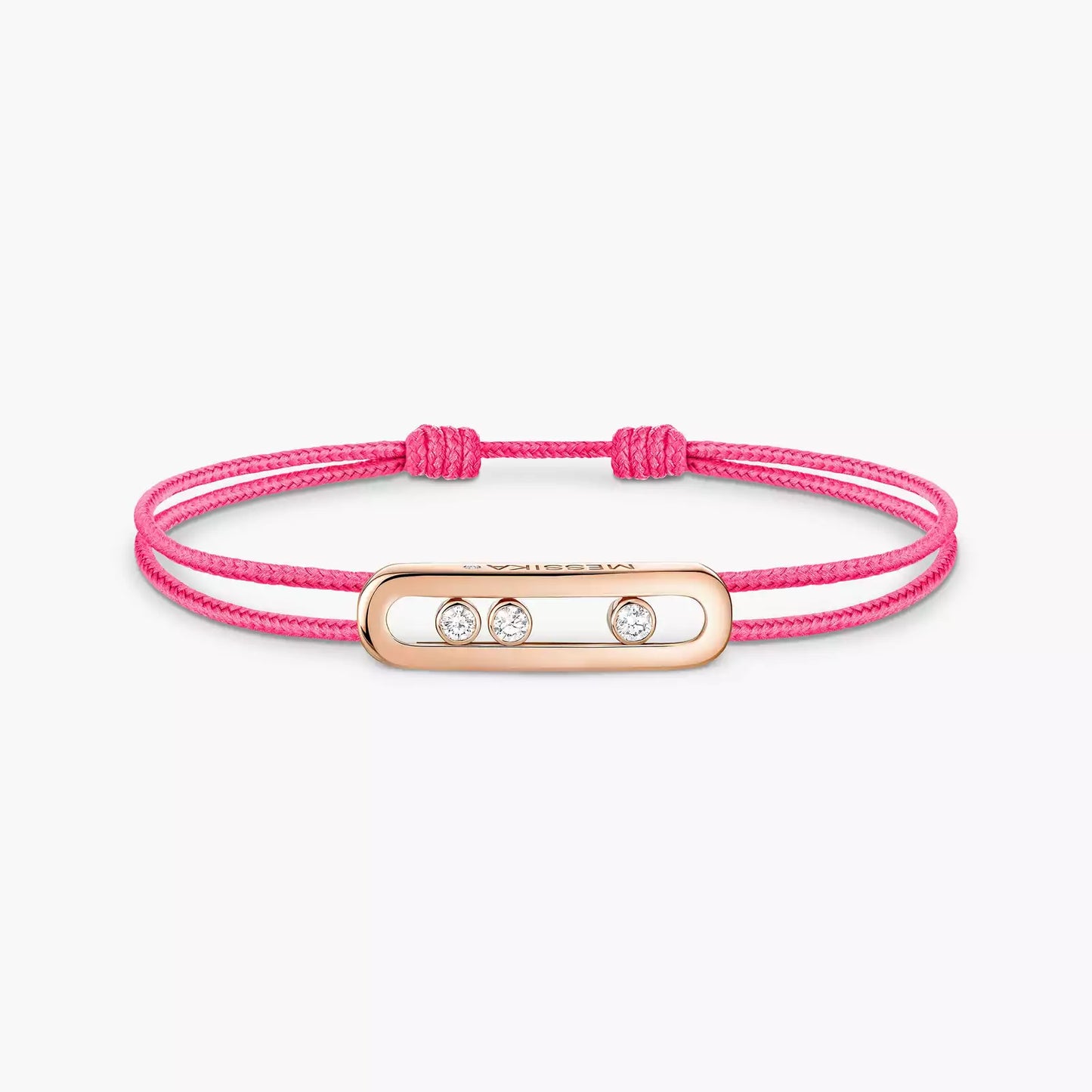 Bracelet or rose 18Kt Messika Care(s) cordon rose