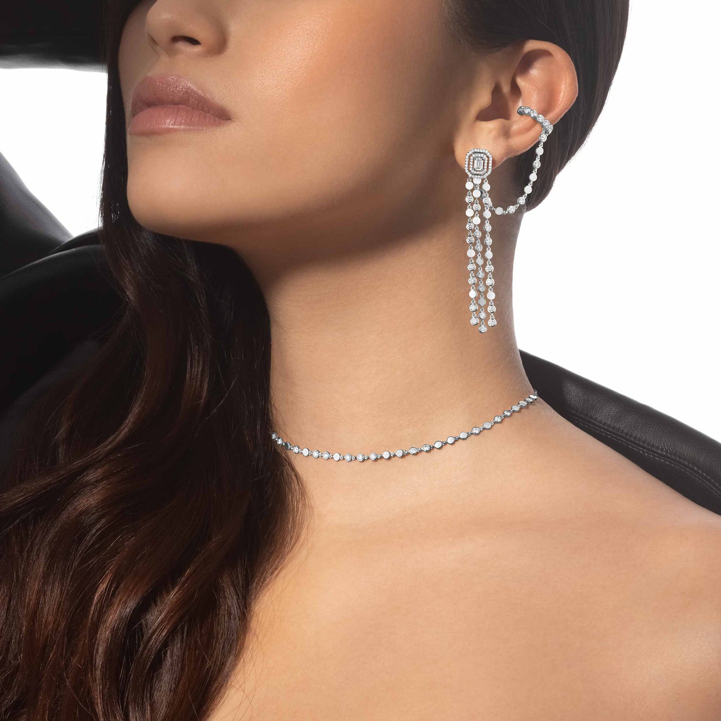Collier D-Vibes petit modèle or et diamants