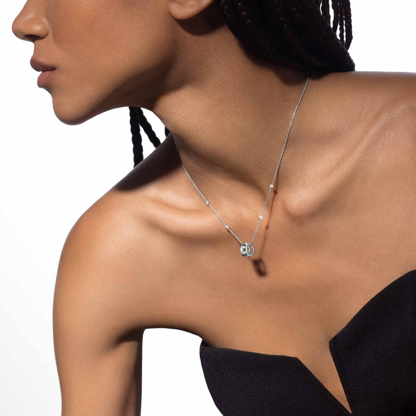 Collier Move Romane or et diamants