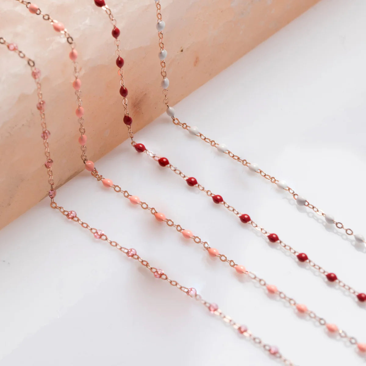 Bracelet Gigi Classique Coquelicot or jaune 17cm