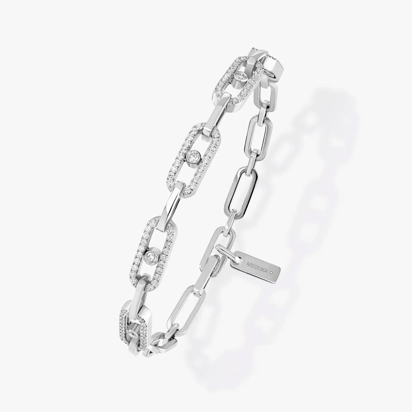Bracelet Move Link Multi or et diamants