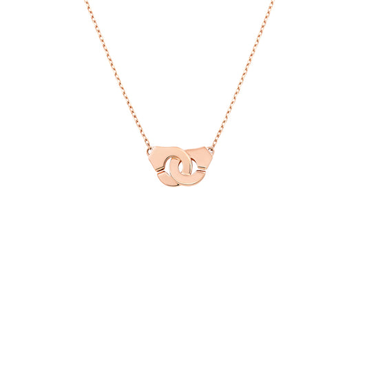 Collier Menottes R8 or rose 18Kt