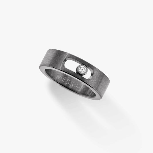 Bague Move Titanium Titane Graphite petit modèle