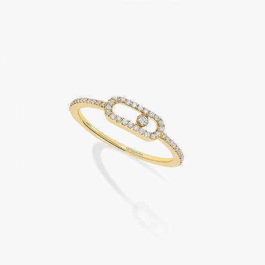 Bague Move Uno Pavée or et diamants