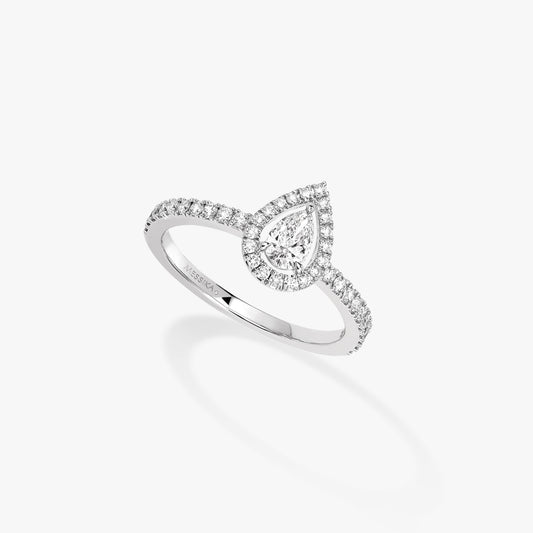 Bague Joy or et diamant poire